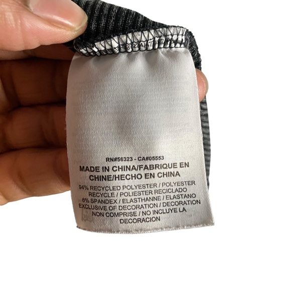 Nike Golf Men's Gray/Black Performance Wear Striped Dri-Fit Polo Shirt - Picture 8 of 10